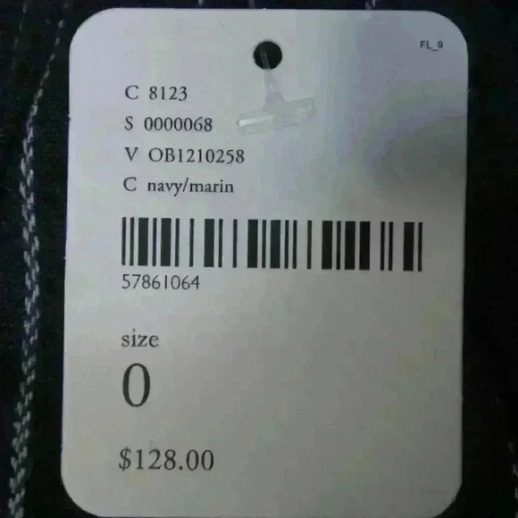 NWT Free People Striped Linen & Cotton Pants Women's Size 0 - Picture 3 of 7